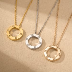 Cartier Love Necklace With 6 Diamonds