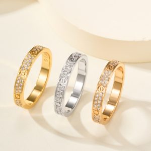 Cartier Mini Model Love Ring Paved