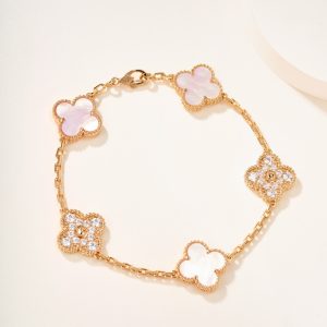 Van Cleef & Arpels Vintage Alhambra 5 motifs Bracelet vca1017