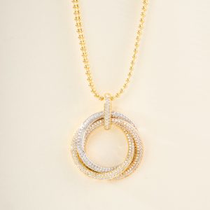 Cartier Large Model Trinity Necklace Paved cartier2001