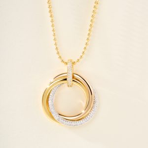 Cartier Large Model Trinity Necklace Semi-Paved cartier2002