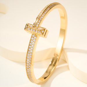 Tiffany T:T1 Wide Diamond Hinged Bangle tiffany1001