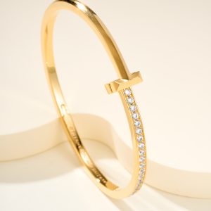 Tiffany T:T1 Narrow Diamond Hinged Bangle tiffany1003