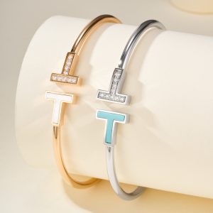Tiffany T Wire Bracelet with Diamonds tiffany1009