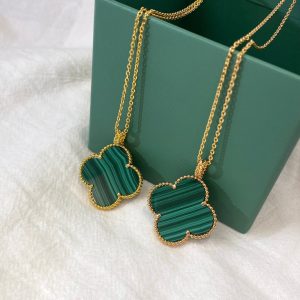 Van Cleef & Arpels Magic Alhambra Long Necklace 1 Motif Malachite vca2002