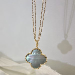 Van Cleef & Arpels Magic Alhambra Long Necklace 1 Motif Gray mother-of-pearl vca2003