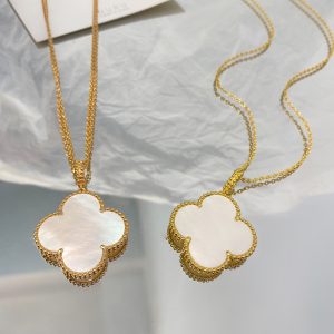 Van Cleef & Arpels Magic Alhambra Long Necklace 1 Motif White Mother-of-pearl vca2007