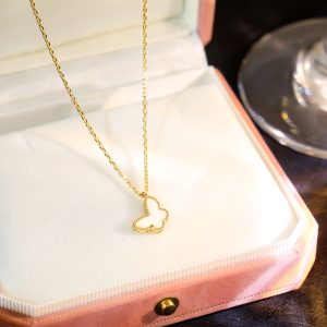 Van Cleef & Arpels Sweet Butterflies Necklace White Mother-of-pearl vca2014