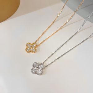 Van Cleef & Arpels Vintage Alhambra Diamonds Necklace vca2015