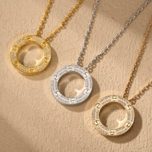 Cartier Love Necklace With Diamonds