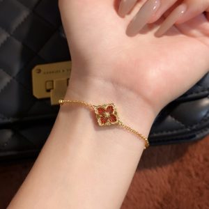 Buccellati Opera Tulle Yellow Gold Bracelet with Enamel Logo buccellati1007