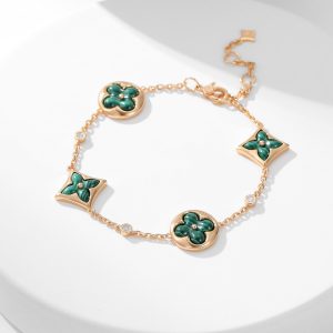 Louis Vuitton Color Blossom BB Star and Sun Multi-Motif Bracelet Malachite And Diamonds lv2003