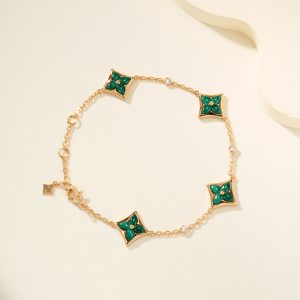 Louis Vuitton Color Blossom BB Star Bracelet Malachite And Diamonds lv2007