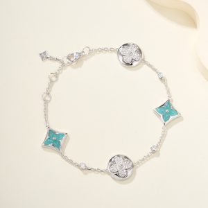 Louis Vuitton Color Blossom BB Star Bracelet Amazonite White Gold And Diamonds lv2010