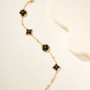 Louis Vuitton Color Blossom BB Star and Sun Multi-Motif Bracelet Onyx And Diamonds lv2004